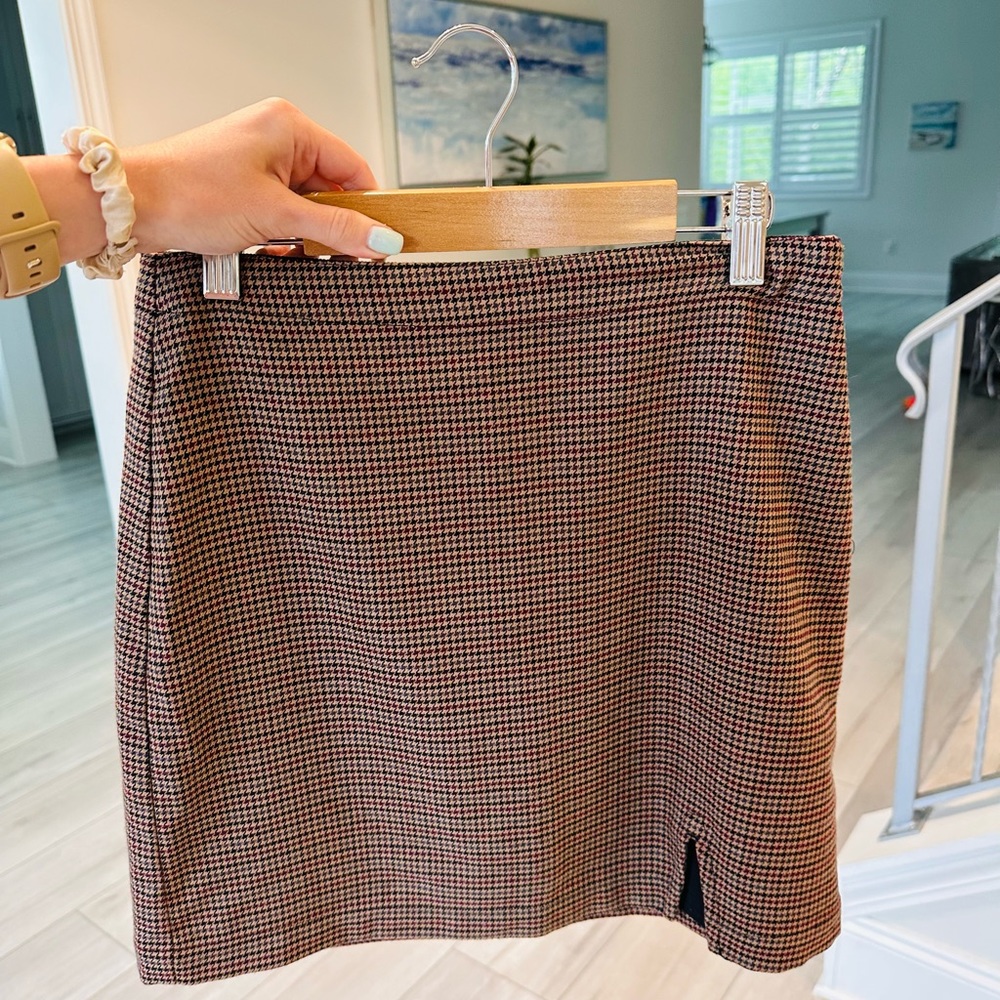Abercrombie Plaid Holiday Skirt